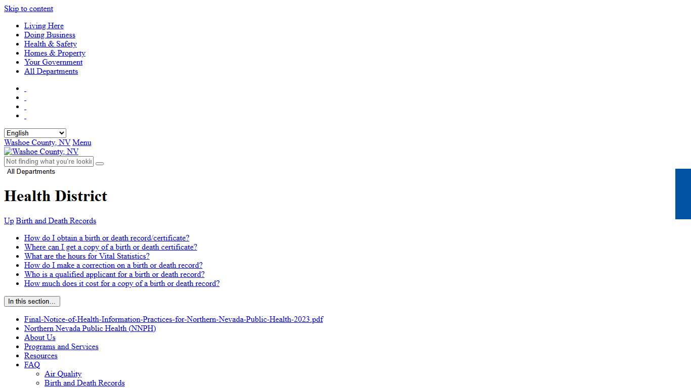 Where can I get a copy of a birth or death certificate?